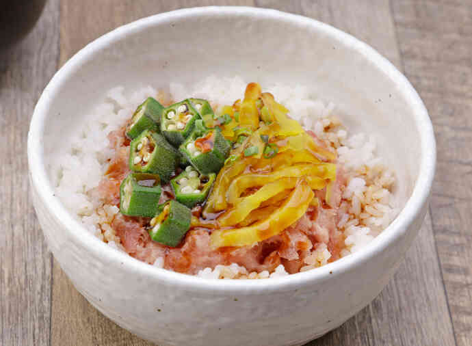 まぐたく丼(甘だれ)