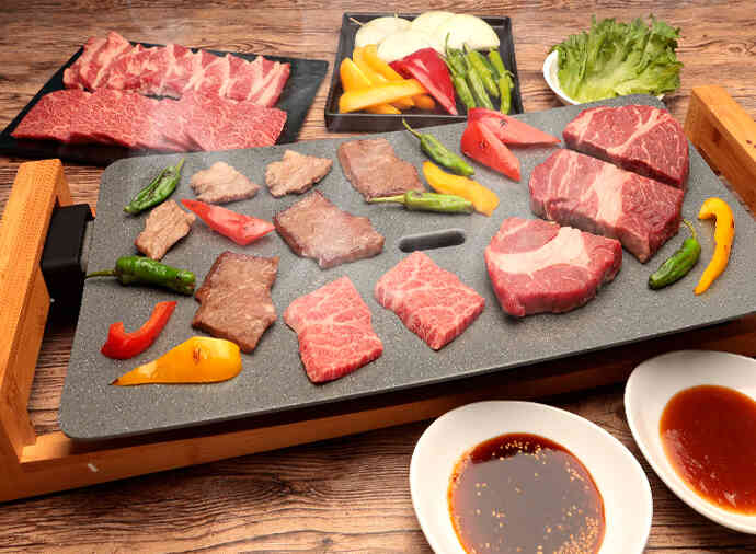 ホットプレートでWごちそう!ステーキ&焼肉