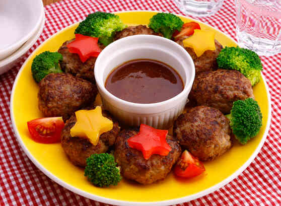 子どもと作るミニハンバーグ